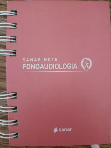 Livro Sanar note Fonoaudiologia
