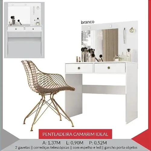 Penteadeira Camarim Ideal