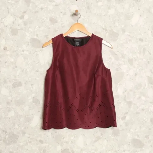 BLUSA BORDÔ