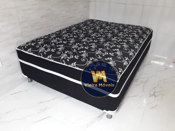cama box casal espuma, entrega gratis hoje