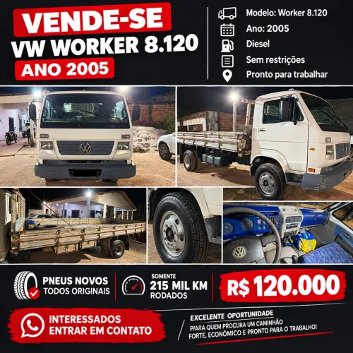 Caminhão Vw worker 8.120 