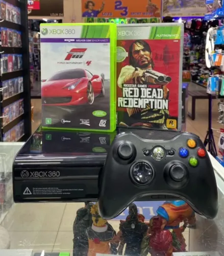 Xbox 360 + jogos físicos 