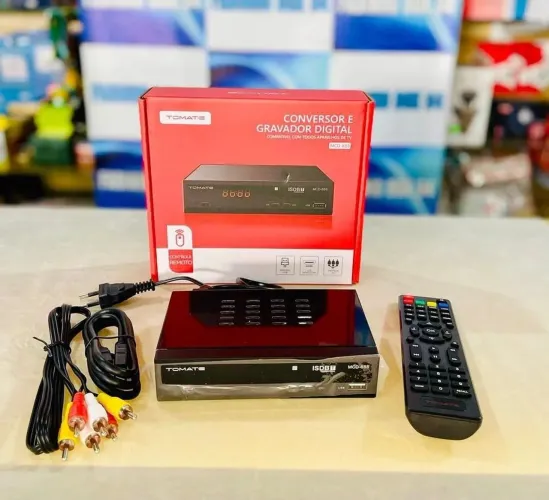 Conversor TV Digital Tomate MCD-888 Full HD + Gravador USB + HDMI (Bivolt) Completo
