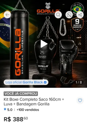 Vendo saco de pancada