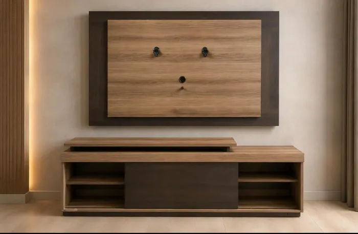 Rack com painel 