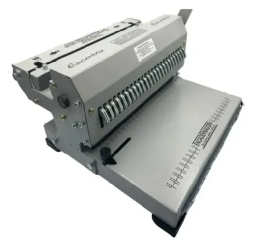 Encadernadora Wire-o Manual Excentrix Cinza Até 270 Folhas Passo 2x1