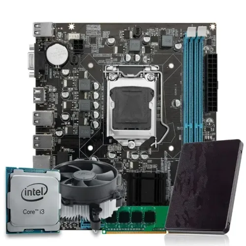 Kit, Intel Core i3-3220, H61 DDR3, 8GB, SSD 240GB