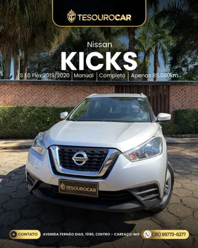 Nissan Kicks S 1.6 16V Flexstar 5P Mec. 2020