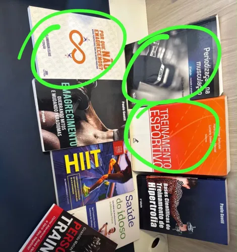 3 livros Personal Trainer