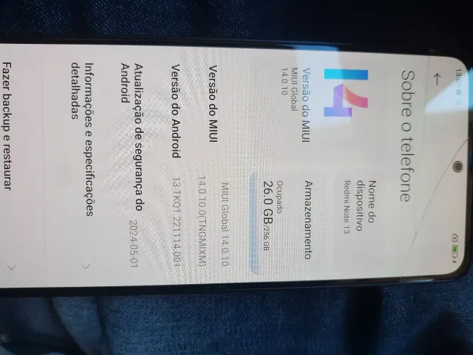 Xiomi redmi note 13