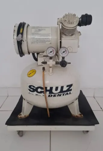 Compressor Odontológico Schulz Dental 30 Litros - Isento de Óleo (MSV 6/30)