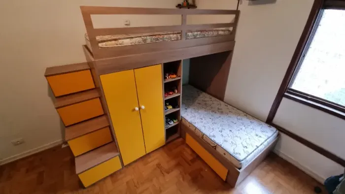 Cama Beliche Armário
