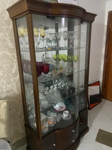 Cristaleira de vidro vintage 