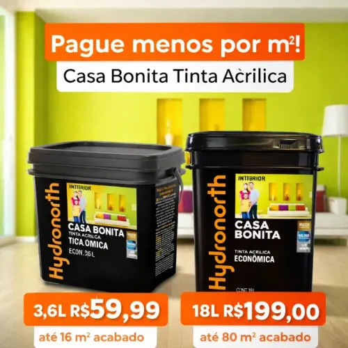 Casa Bonita Tinta Acrílica Econômica
