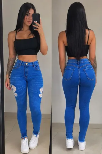 Calça jeans feminina Tam 38