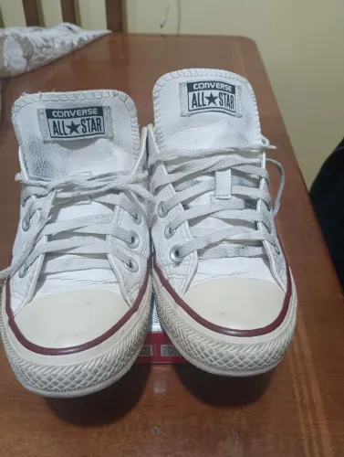 Tênis Allstar original de couro 