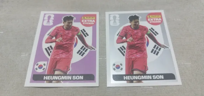Figurinhas Legend Heungmin Son(Bordô e Prata)