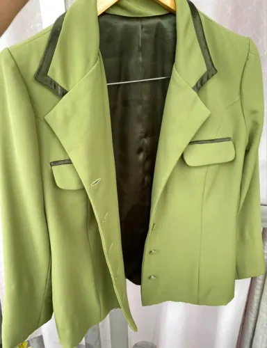 Blazer alfaiataria feminino verde G