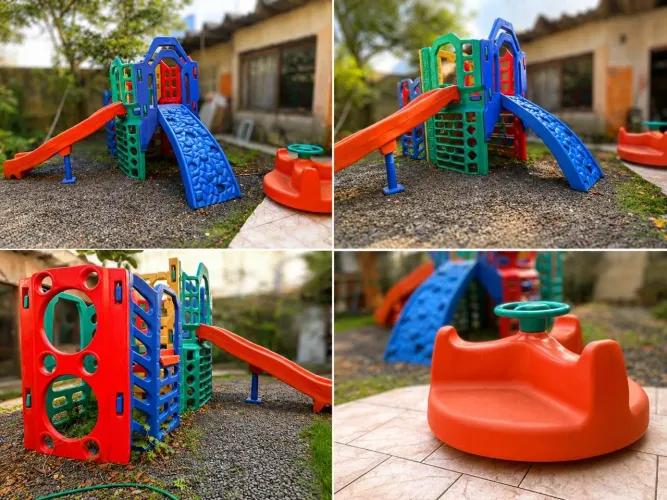 Playground e gira gira Mundo Azul