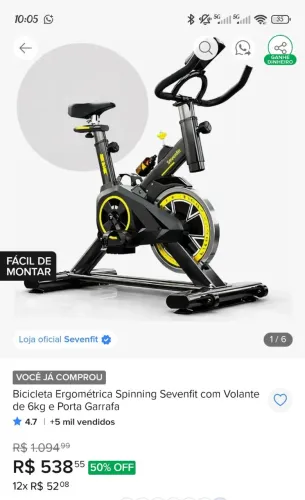 Bicicleta ergométrica