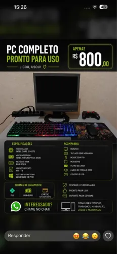 Kit teclado e mouse