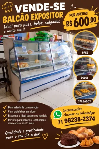 Balcão expositor