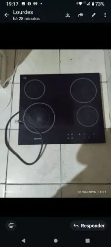 Fogão de indução vitro cerâmico 