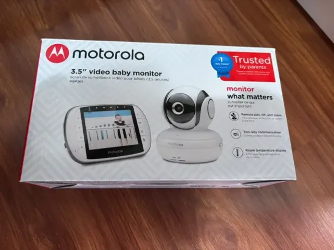 Babá Eletrônica Motorola Tela 3,5? Monitoramento da Temperatura Ambiente Rotação