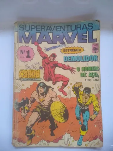 REVISTA SUPERAVENTURAS MARVEL NÚMEROS 1 e 2 EDITORA ABRIL.