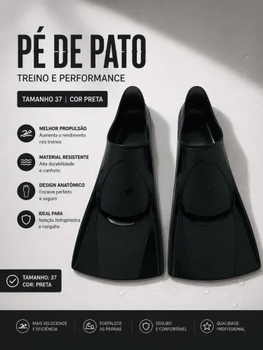 Nadadeira Pé de pato natação