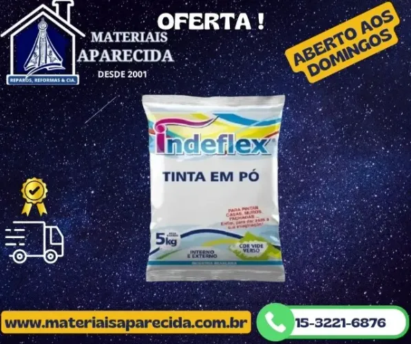 Tinta em po Branca 5kg