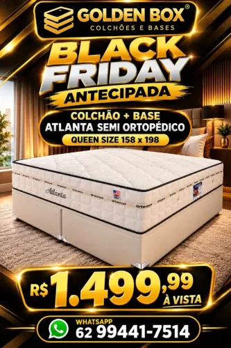 Colchão Atlanta seme ortopédico Queen size