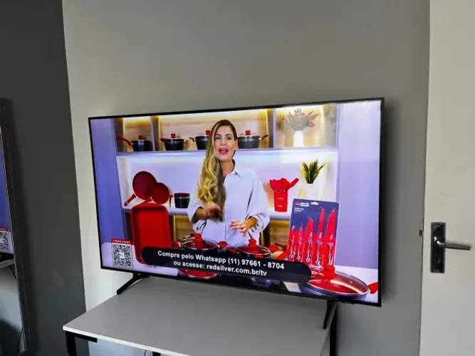 Smart TV Samsung 55" 4K Crystal UHD (BU8000) - Super Fina