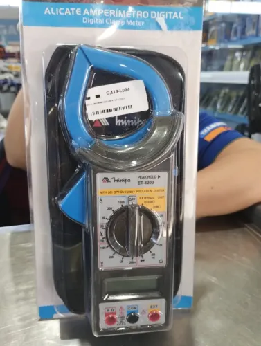 ALICATE AMPERIMETRO 1000A CAT II 1000V - MINIPA - ET-3200 - MINIPA