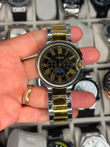 Relógio Estilo Cartier Ballon Bleu - Aço Inoxidável | Design Clássico