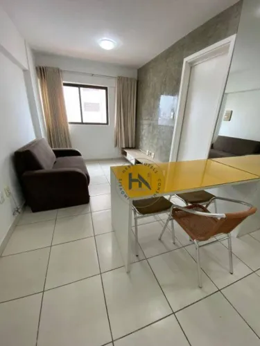 Apartamento com 1 dormitório para alugar, 42 m² por R$ 2.600,00/mês - Pajuçara - Maceió/AL