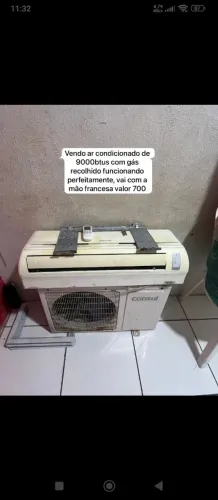 Vendo ar condicionado usado em boas condições de uso obs retirada no meu endereço