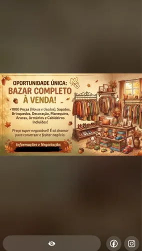 Bazar para venda completo 