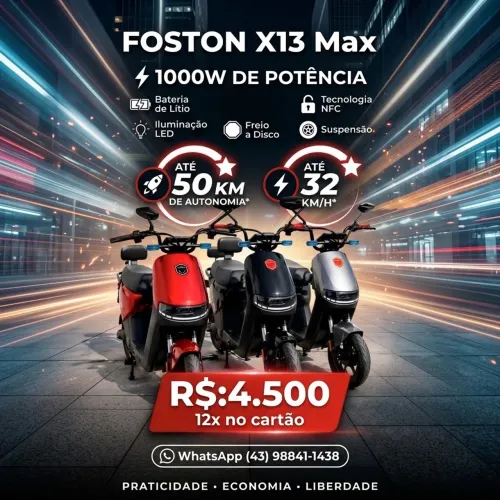 Scooter Elétrica X13 Max