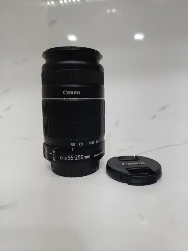 Lente Canon 55-250mm para esportes