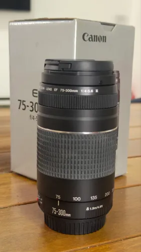 Lente 75 -300mm Canon
