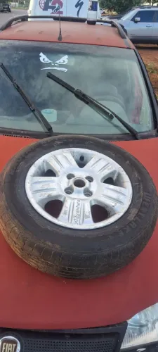 Roda + Pneu Aro 14 140,00 semi novos