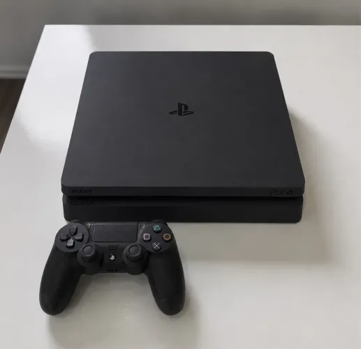 PS4 Slim 500 GB+ 45 Jogos | GTA V, The Last of Us, God of War e Muito Mais!