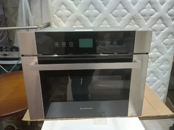 Forno Micro-ondas de Embutir Elettromec Inox