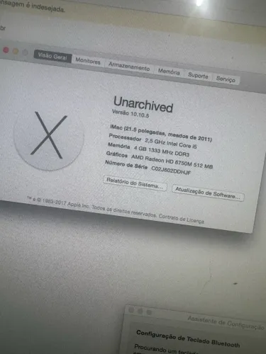 iMac Apple 21,5? Core i5 2,5GHz | 4GB RAM | Excelente Estado