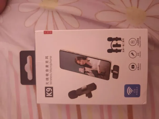 Microfone sem fio K9 para celular