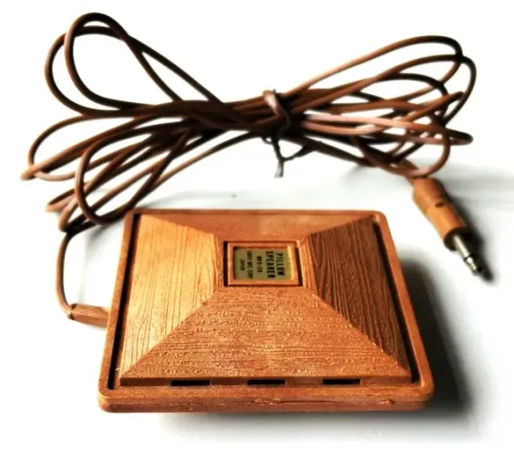 Caixinha de Som Pillow Speaker Sanyo (Modelo MPS-20) - Usado - Anos 70