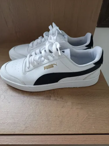 Tênis puma branco com preto 38