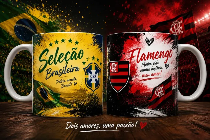 Canecas times personalizada 