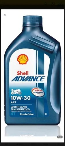Óleo Shell Semissintetico 10w30 Moto API SM